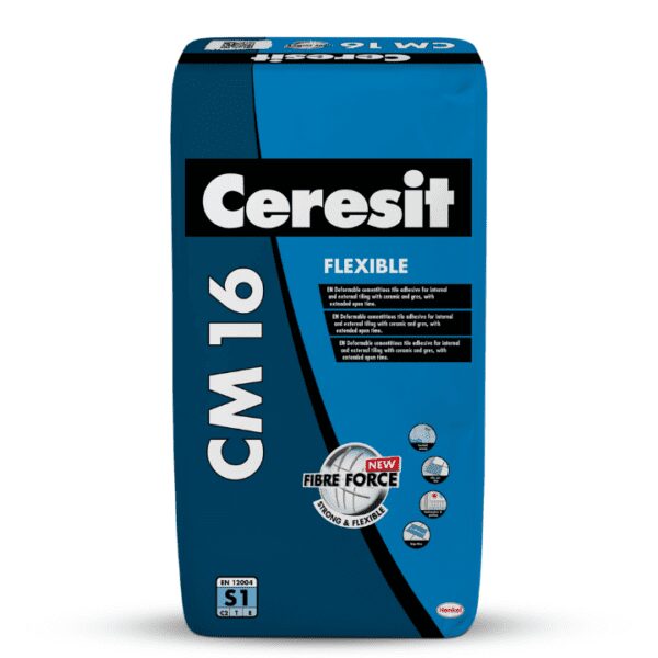 CERESIT CM 16 FLEXIBLE Tile Adhesive For Large Ceramic Tiles