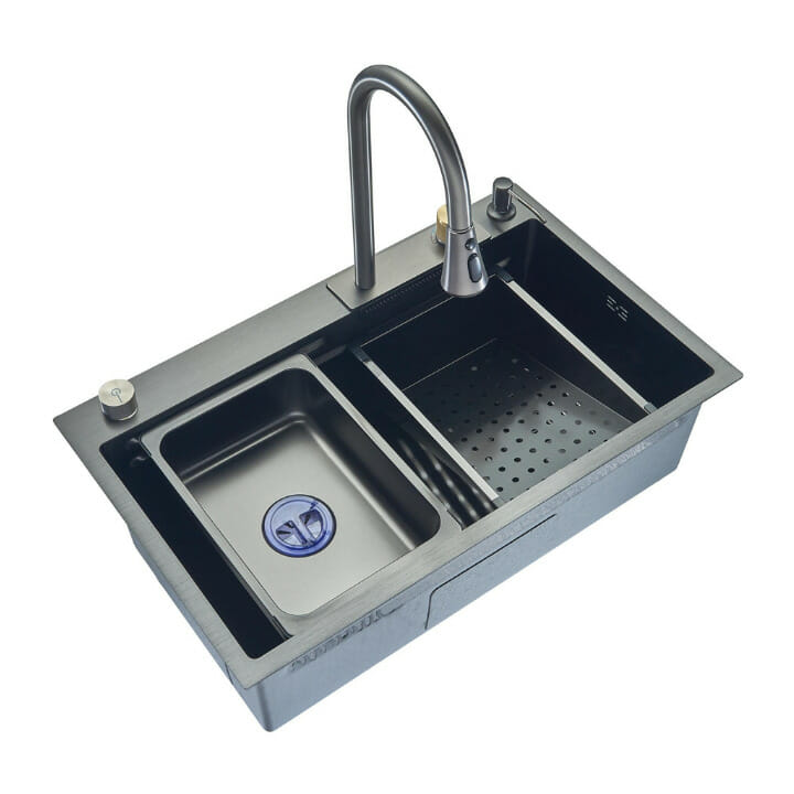 SS Kitchen Sink FY-BS7546 750x460x220mm