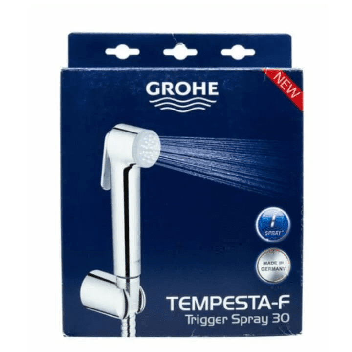 Grohe Tempesta-F Trigger Spray 30 Wall Holder Set 1 Spray, Chrome 2635400F