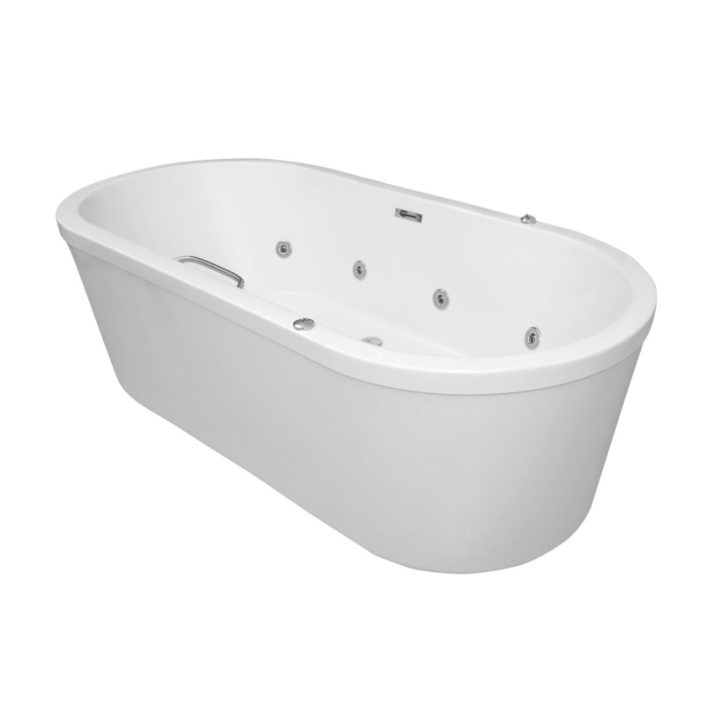 Hawas Jacuzzi bathtub - 190cm x 90cm for a relaxing bath experience