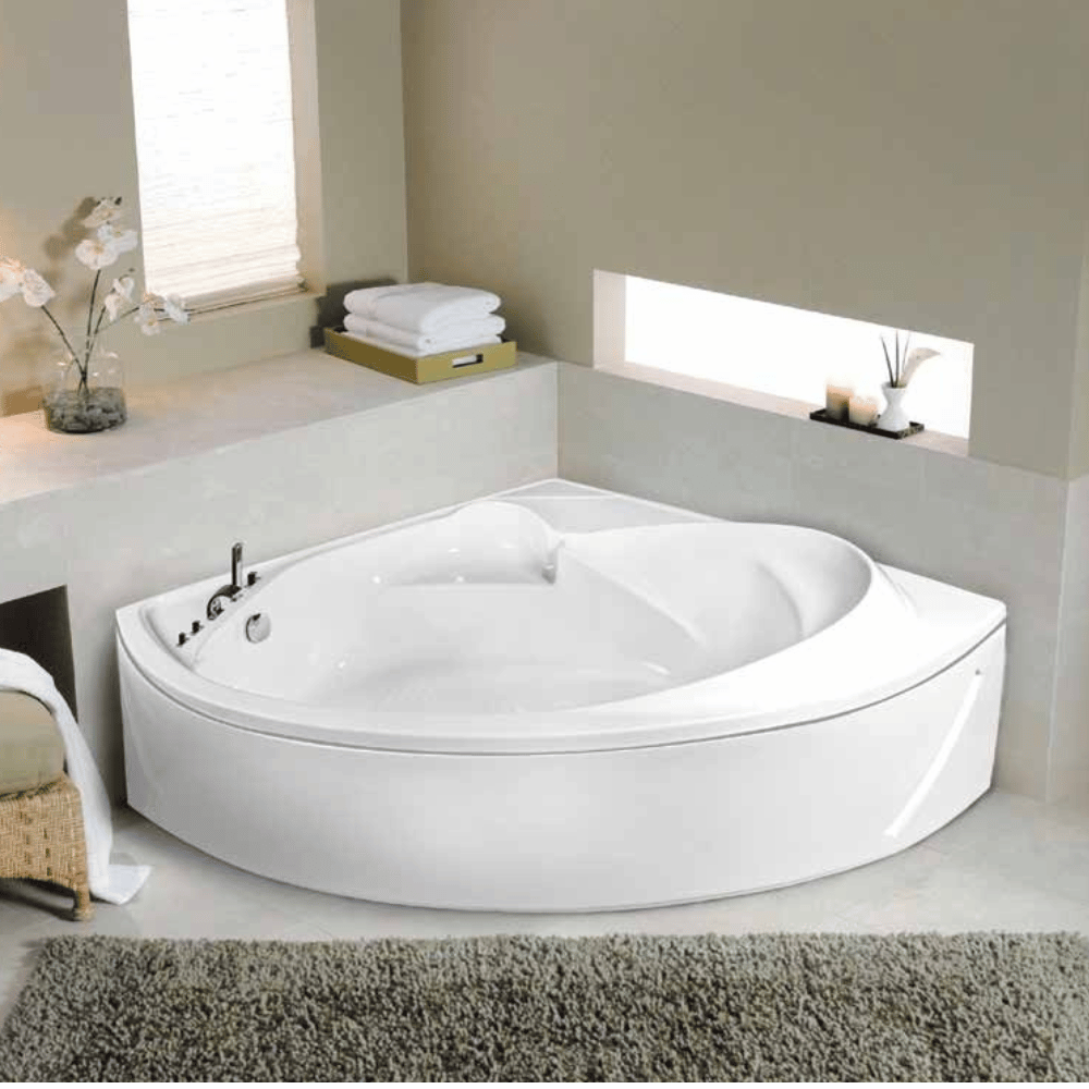 Corner bathtub