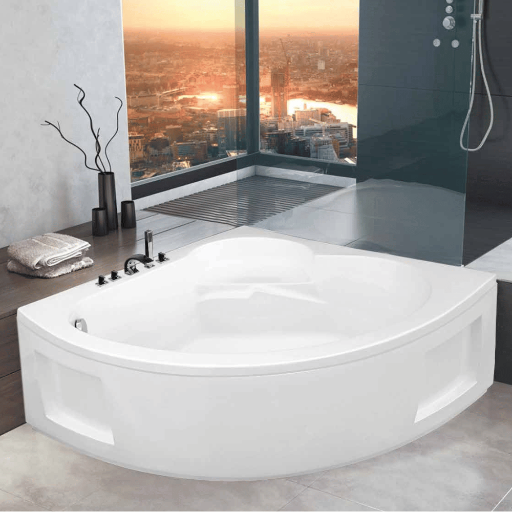 corner acrylic bathtub