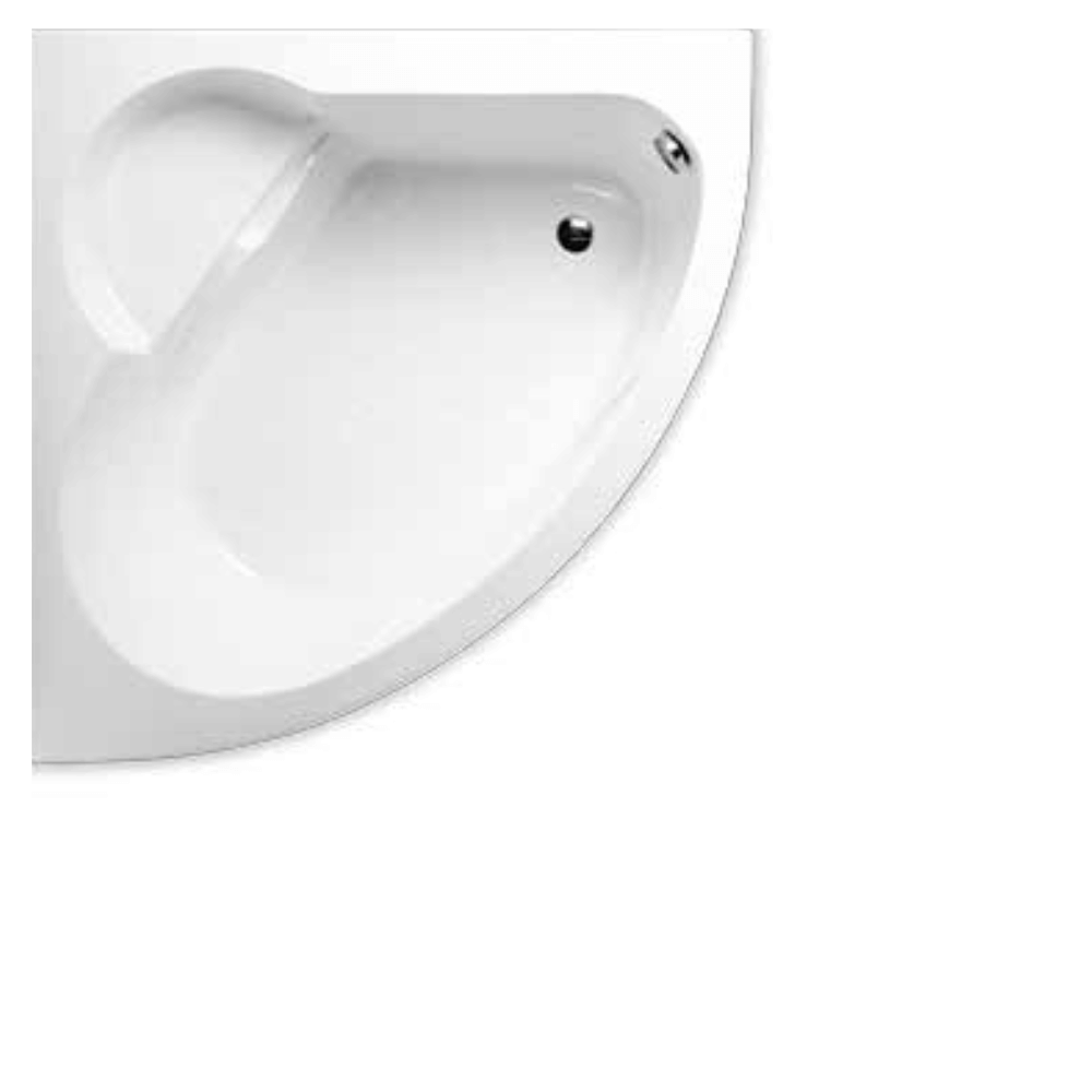 Delux corner acrylic bathtub size 130x130cm