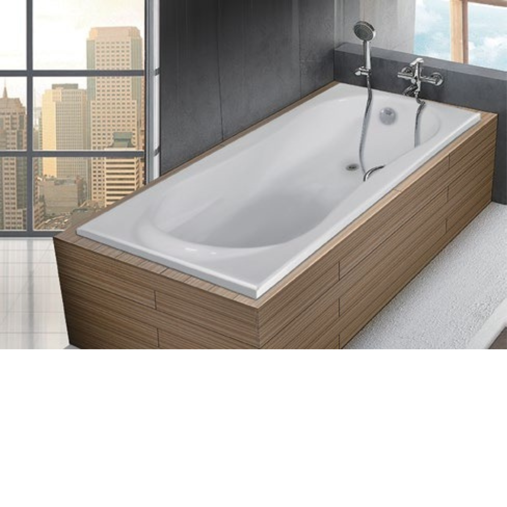 Marina acrylic bathtub – exclusive discount on the elegant 182cm dimension for a spa-like bathing experience