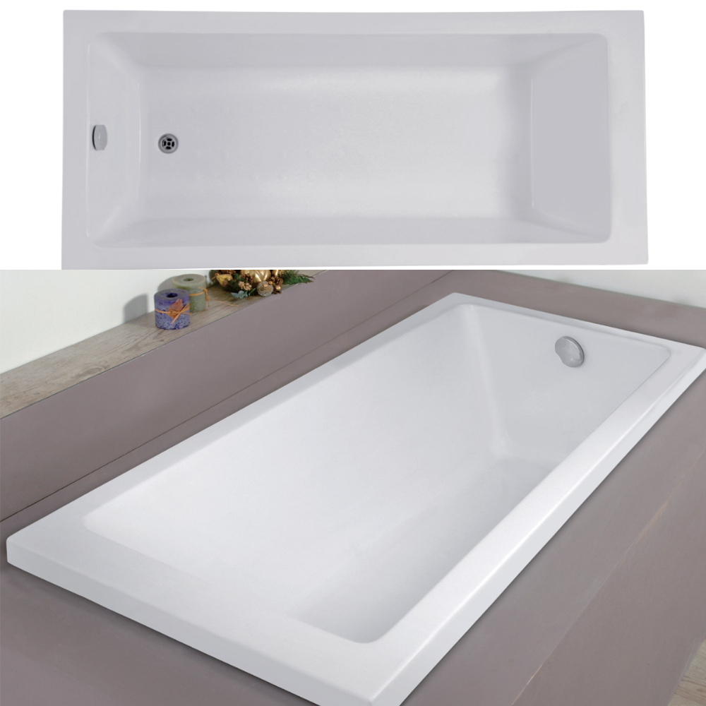 Diana acrylic bathtub perfect fit for your space 160cm and 170cm options