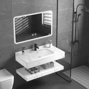 Washbasin cabinet with mirror