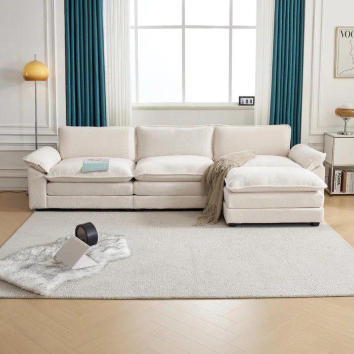Shonn modular sofa white