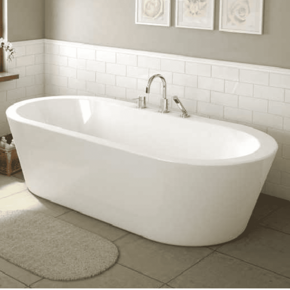Freestanding bathtub white
