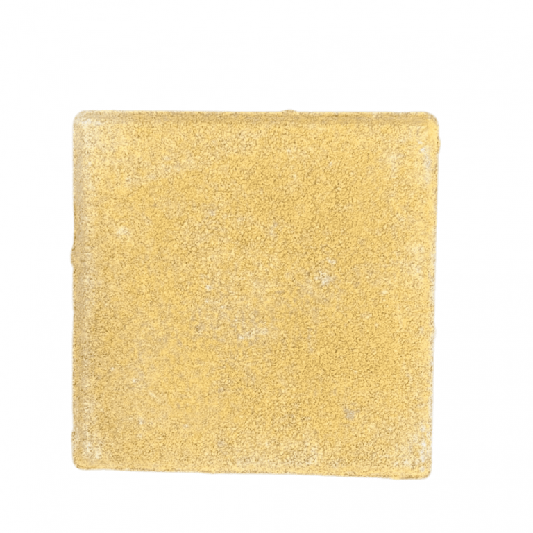 Concrete paving tile 20x20cm thickness 6cm yellow - etihadsouq.ae