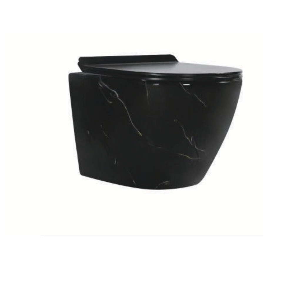Wall hung toilet (490×360×340mm) black