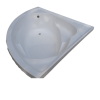 Royal acrylic corner bathtub 130x130cm 140x140cm thickness 6mm