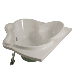 Swasan acrylic corner bathtub size 144x144cm