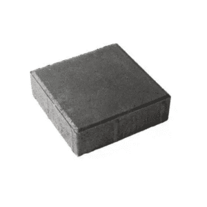 Dark grey matte style paving tile 40x40cm x 6cm thickness