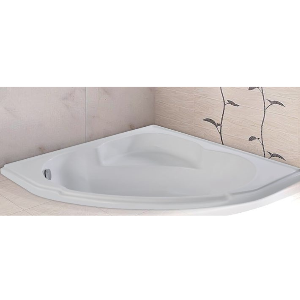 Sun acrylic corner bathtub size 140x140 cm