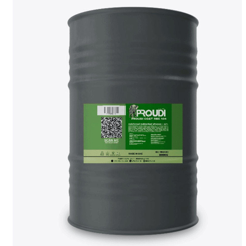 Proudi coat RBE 404-Bitumen Emulsion Rubberized (200Ltr/Drum)