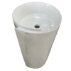 Floor standing wash basin white size 36x36xH 80cm