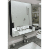 Bathroom cabinet with storage and led mirror