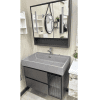 Bathroom cabinet with mirror and storage M2099 size 80x50cm