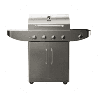 Stainless steel gas BBQ