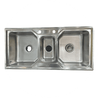 Three Bowl Inset Sink