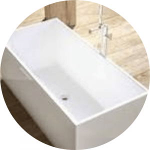 Rectangular bathtub