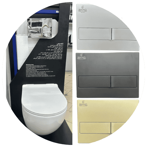 Toilet Flush tank & Plates