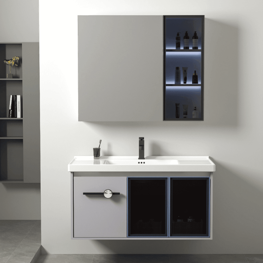 Modern bathroom cabinet size 100x48cm