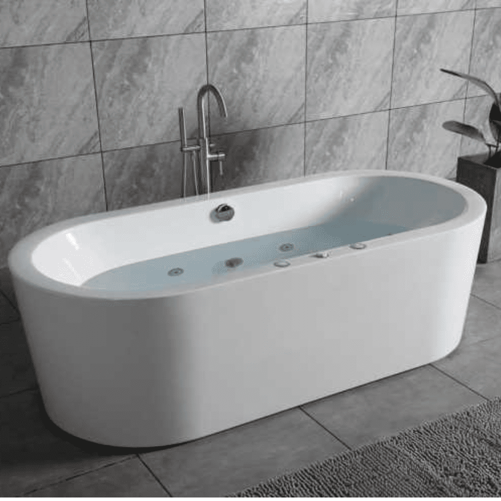 six jet automatic drain jacuzzi size 182x75cm uae