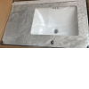 Bathroom cabinet with led mirror and storage size 80x50cm model 2051