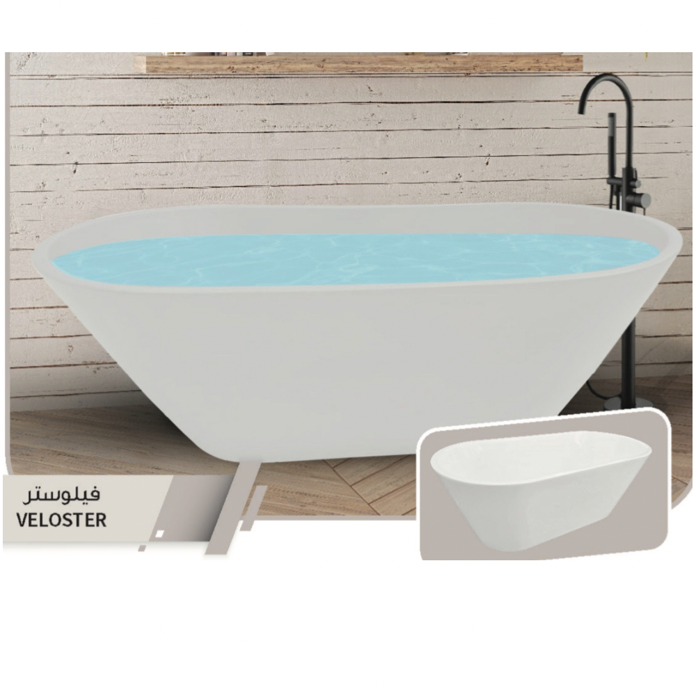 Freestanding bathtub acrylic 170×75cm