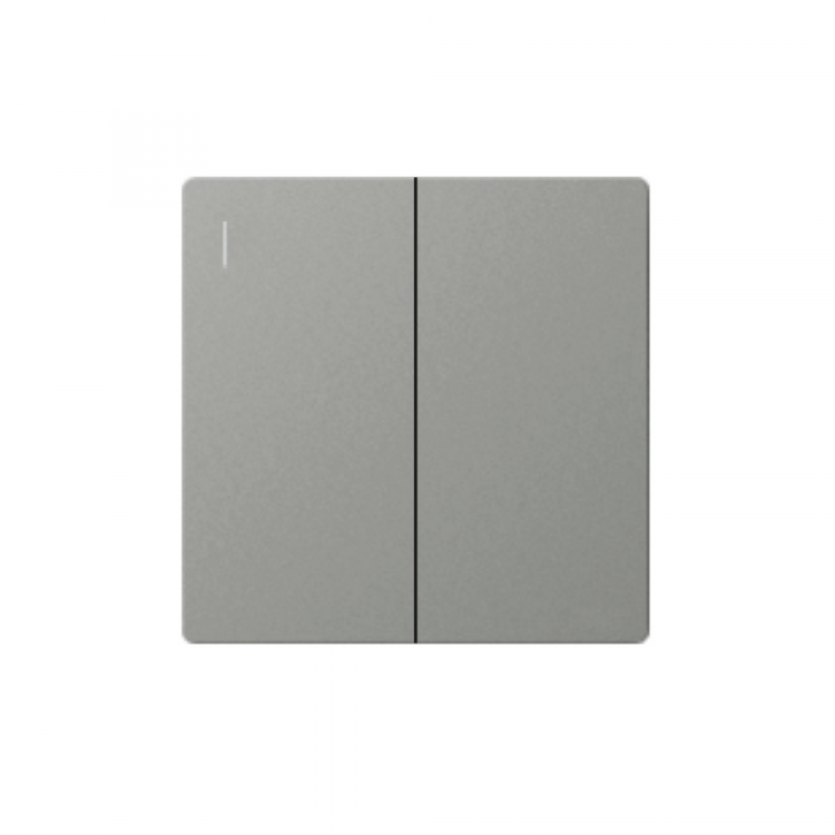 CJF F50 Series – 2 Gang 2 Way Switch (Grey)