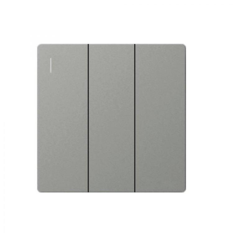 CJF F50 Series – 3 Gang 2 Way Switch (Grey)