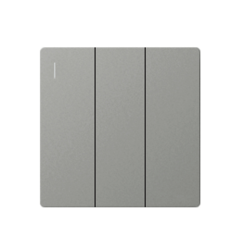 CJF F50 Series – 3 Gang 2 Way Switch (Grey)