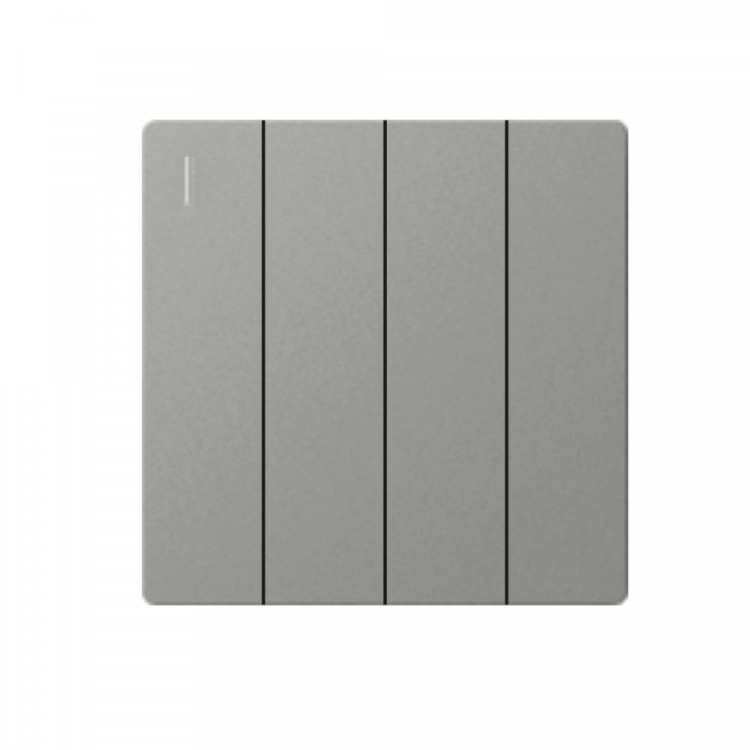 CJF F50 Series – 4 Gang 2 Way Switch (Grey)