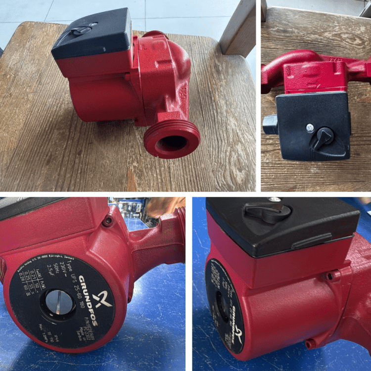 Grundfos UPS 25-60 180 Hot Water Circulation Pump – Efficient Heating for Homes and Buildings