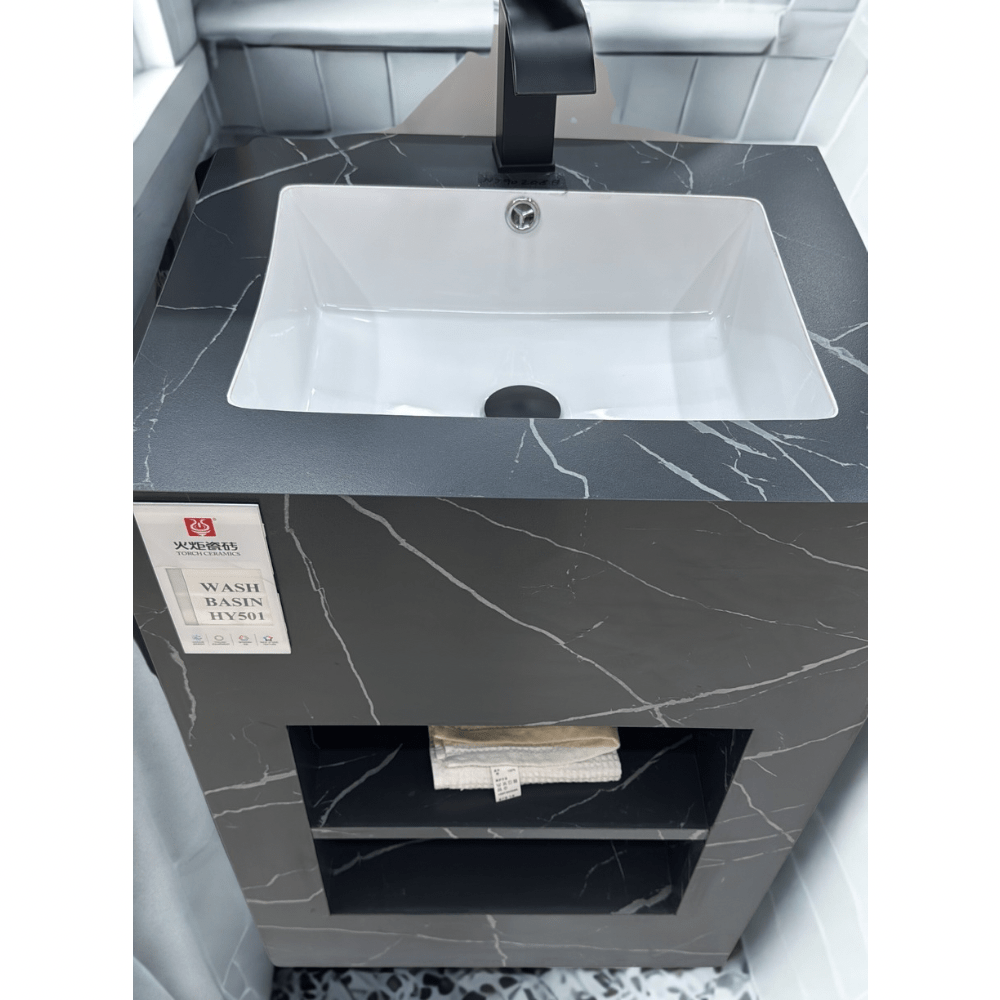 Freestanding floor stand wash basin