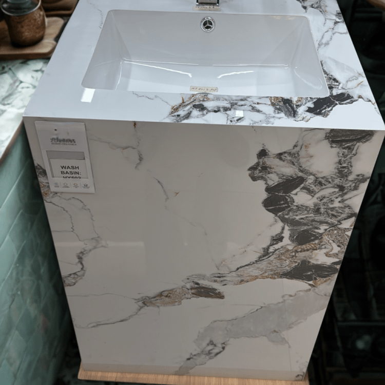 Freestanding floor stand wash basin