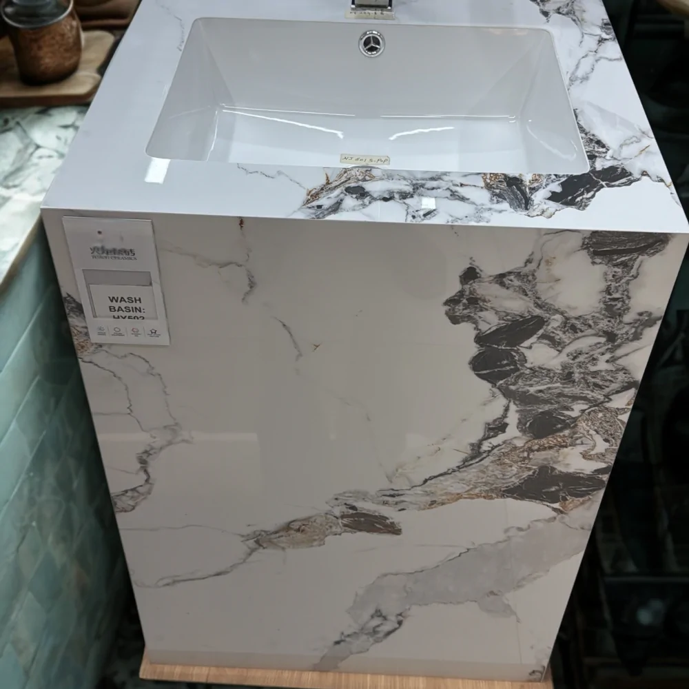 Freestanding floor stand wash basin