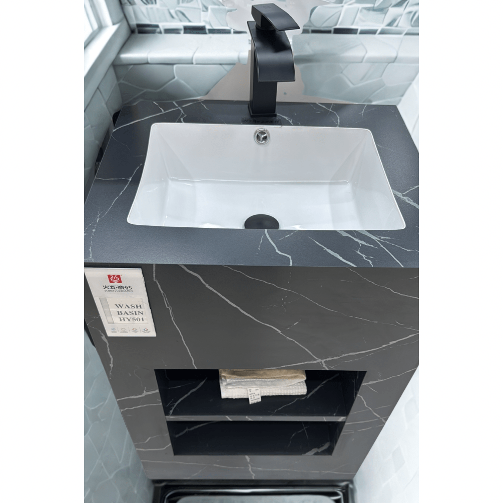 Freestanding floor stand wash basin