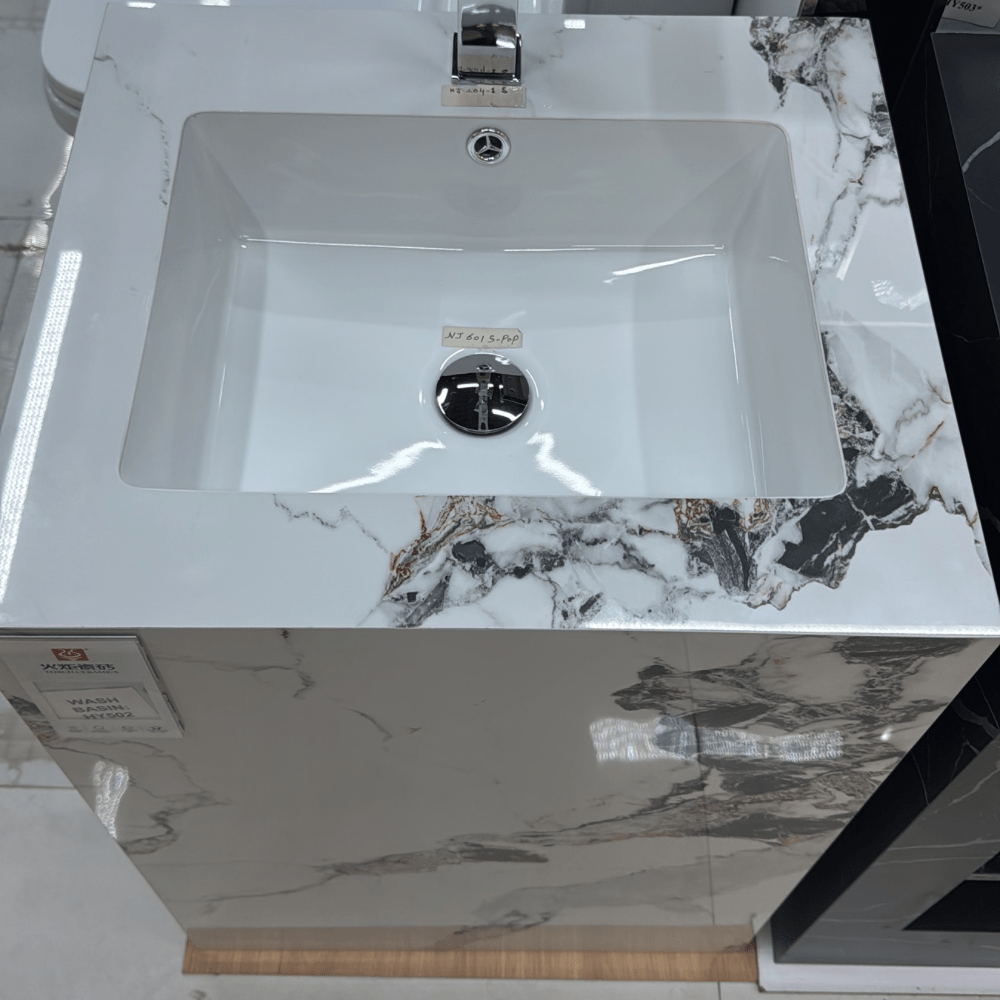 Freestanding floor stand wash basin