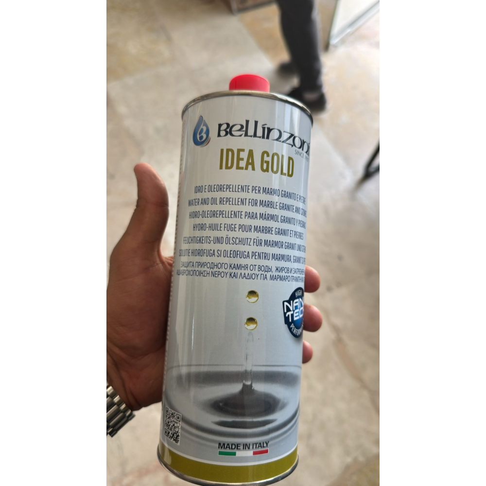 Bellinzoni IDEA GOLD for deep penetrating impregnator that provides long-lasting protection for natuaral stones